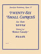 26 SMALL CAPRICES OP 37 FLUTE cover